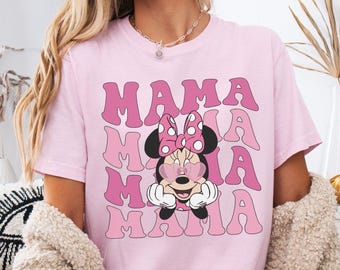 Disney Mama Shirt, Minnie Disney Mom Shirt, Minnie Mama Tee, Disney Mommy Birthday Shirt, Disney Family Trip Tee