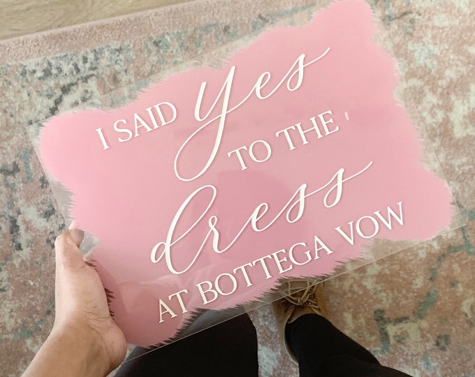 Printable Say Yes to the Dress Signs Wedding Dress Shopping Signs Wedding Dress Shopping Props