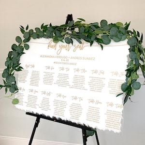 Acrylic Seating Chart, Find Your Seat, Acrylic Wedding Sign, Custom Seating Chart