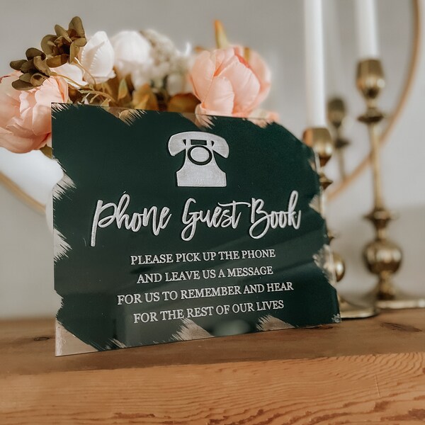 Voicemail Guest Book Etsy Australia