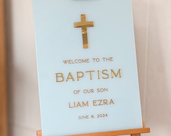 Baptism Welcome Sign | Welcome to the Baptism Sign | Custom 3D Christening Sign