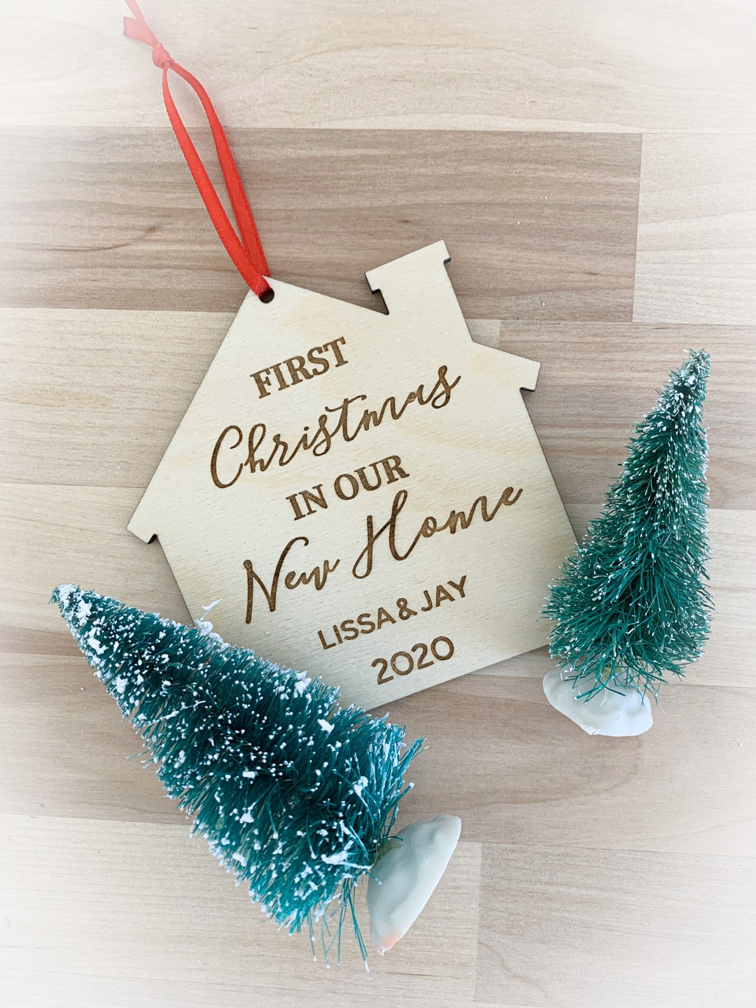 Personalized First Christmas In Our New Home Ornament New
