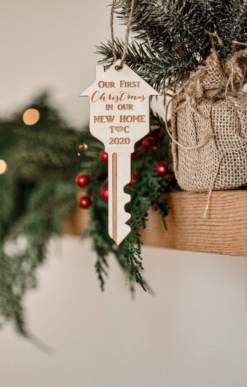 Our First Christmas in Our New Home Ornament Key Ornament Etsy Canada