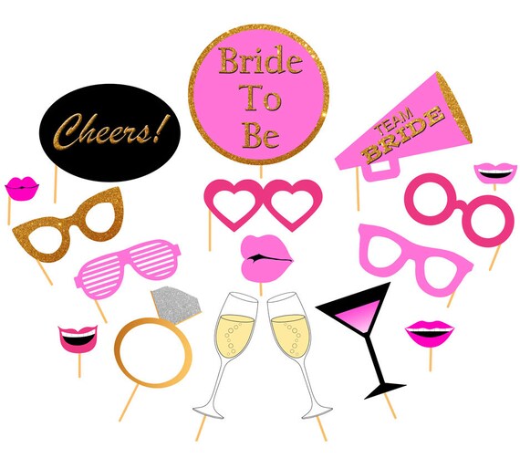 bachelorette party photo booth props