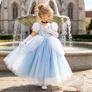blue and white dress accessories Bikini Bod FLDS Dress Thick Linen Blue L / Light Blue main image 0