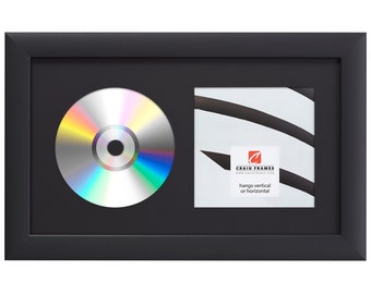 CD Cover Sleeve /& Disc Display Frame with Stand