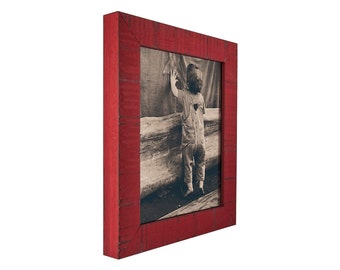 Craig Frames, 24x24 Inch Flag Red Picture Frame, Lancashire, 1.5" Wide (1500132424)