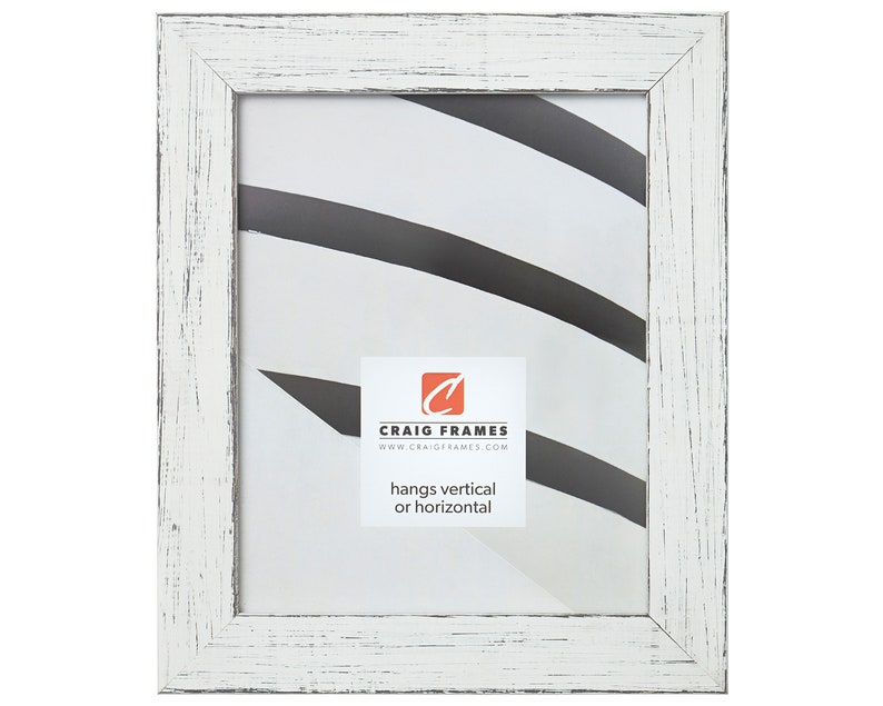 Craig Frames 16x24 Inch Rustic Marshmallow White Picture Image 0
