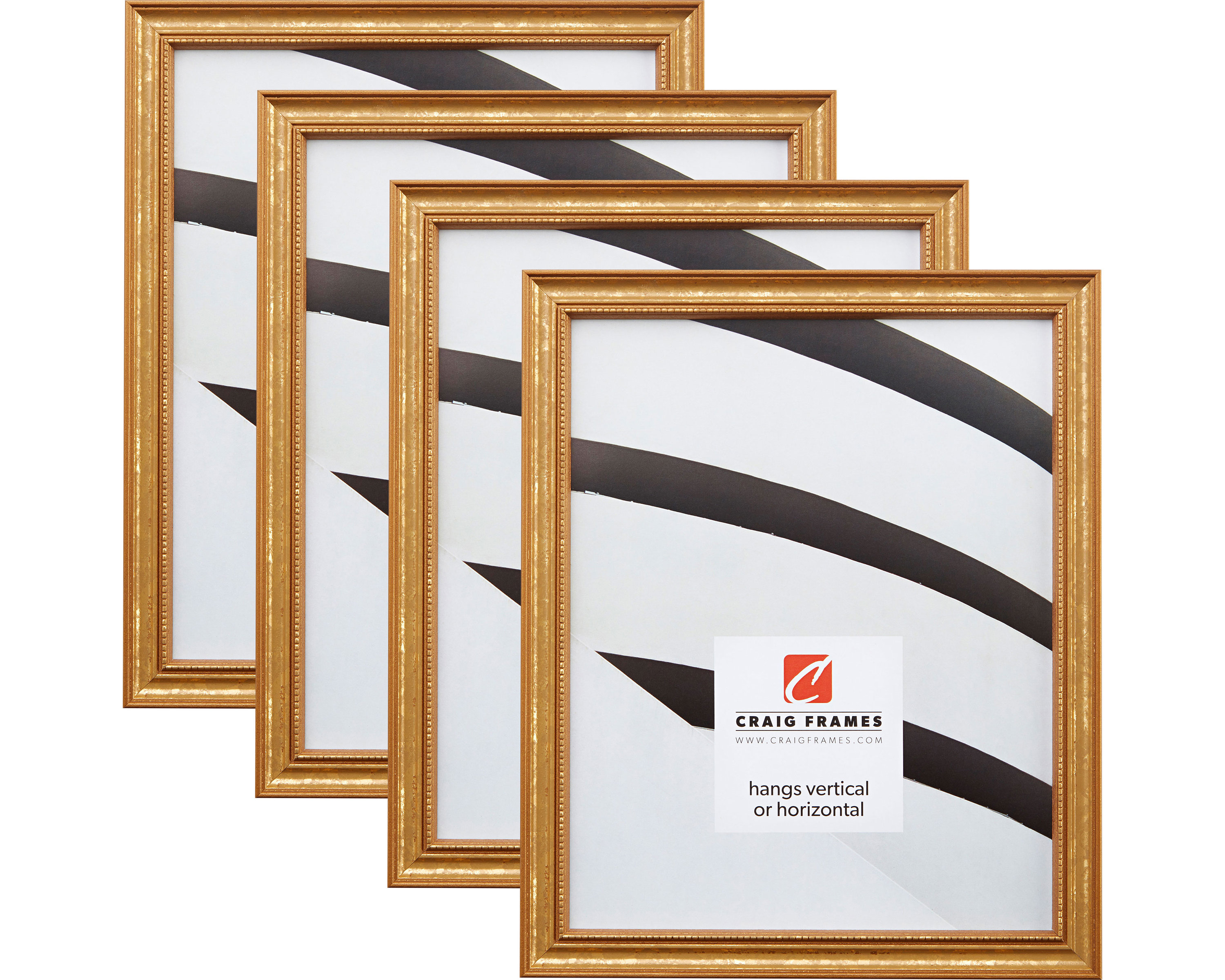 Craig Frames 8.5x11 Inch Aged Gold Picture Frame Stratton Etsy