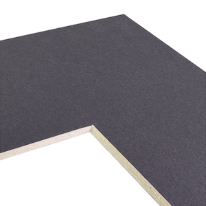 Craig Frames B161 Pre-cut Mat Board, Various Sizes, Granite Gray