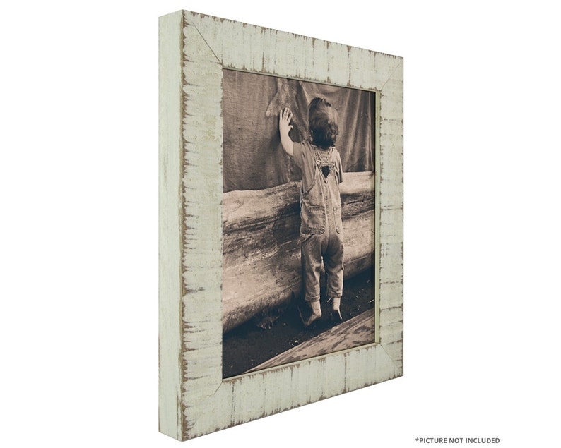 11x14 Inch Rustic White Picture Frame Craig Frames 1500031114 1.5 Wide Lancashire
