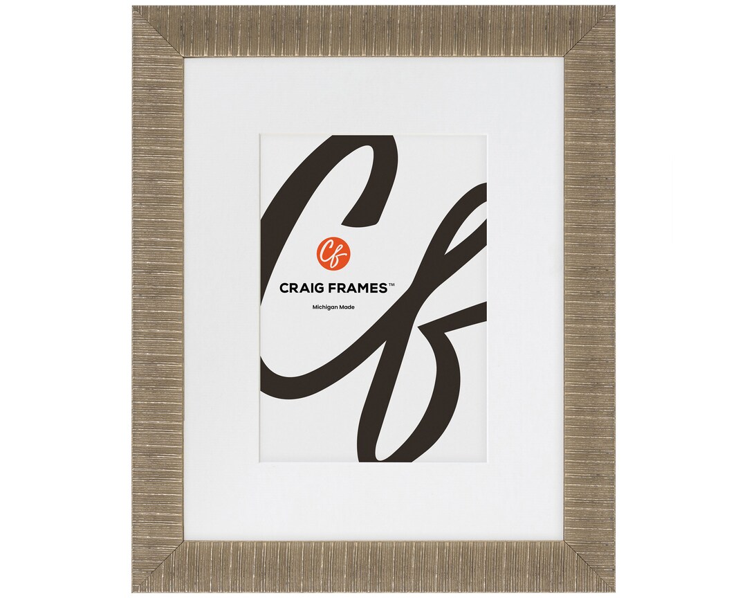 Linear Tarnished Silver Picture Frame With Single Opening Etsy