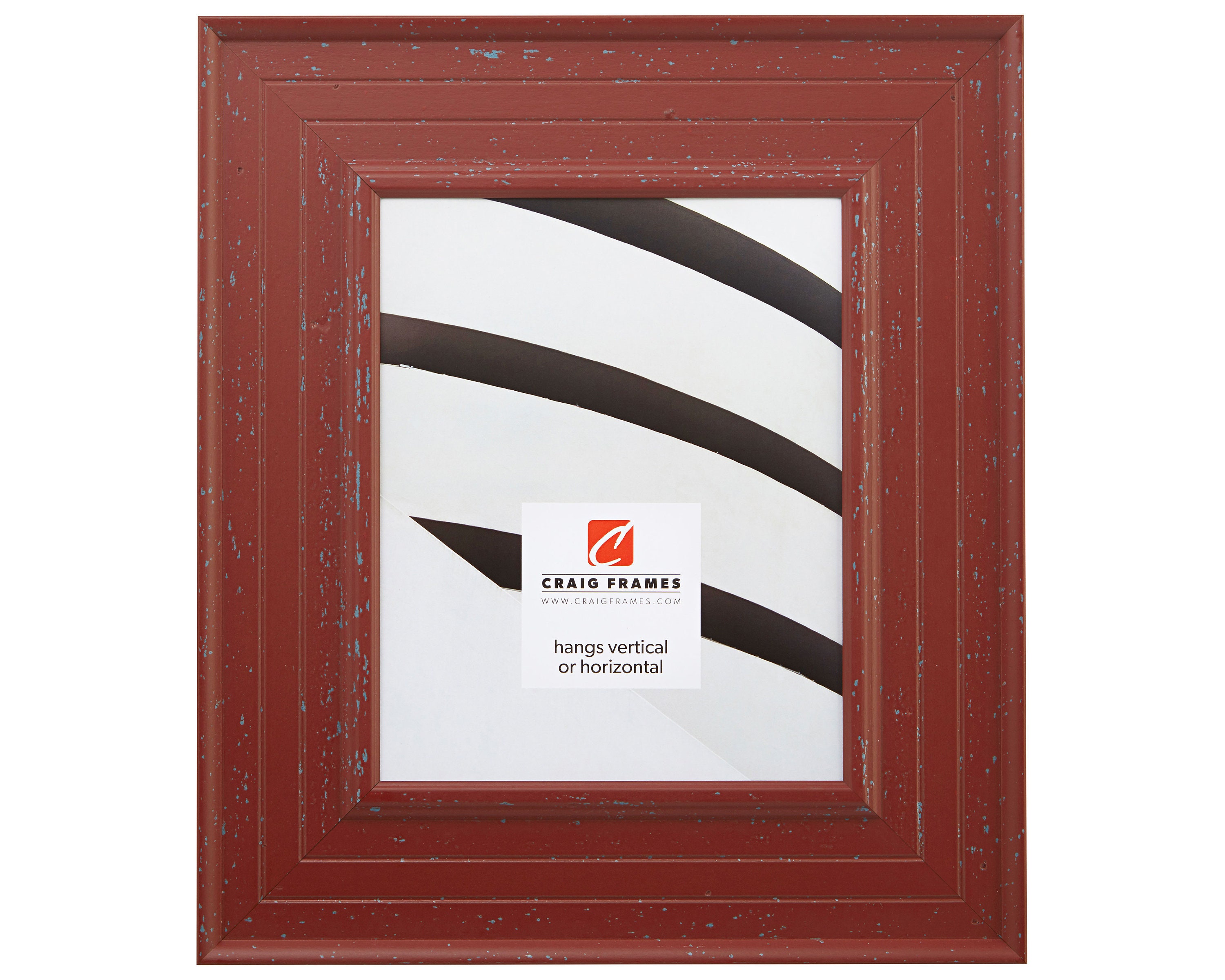 Craig Frames 24x30 Inch Distressed Red Picture Frame Etsy