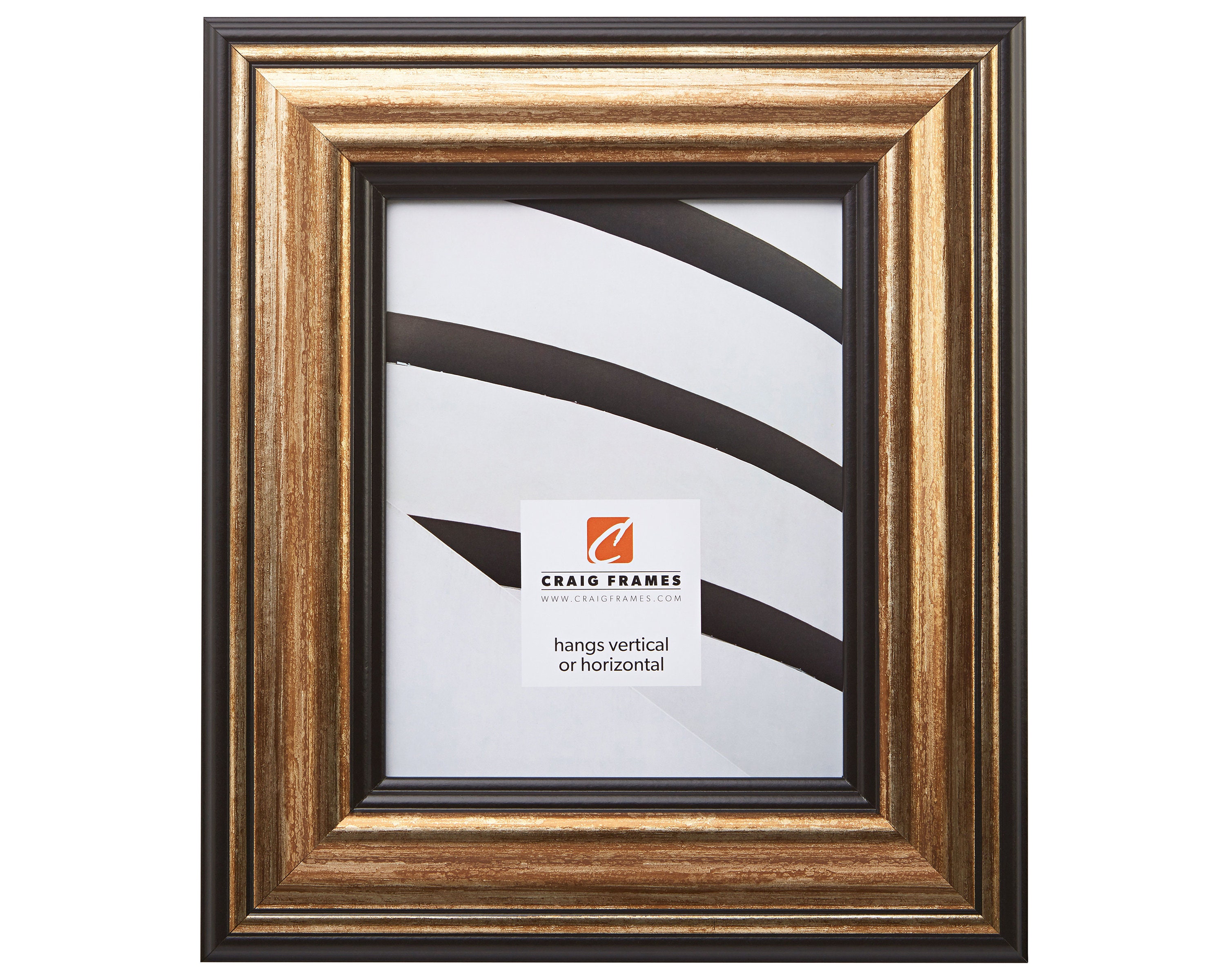 Craig Frames 18x24 Inch Aged Gold and Black Picture Frame Etsy