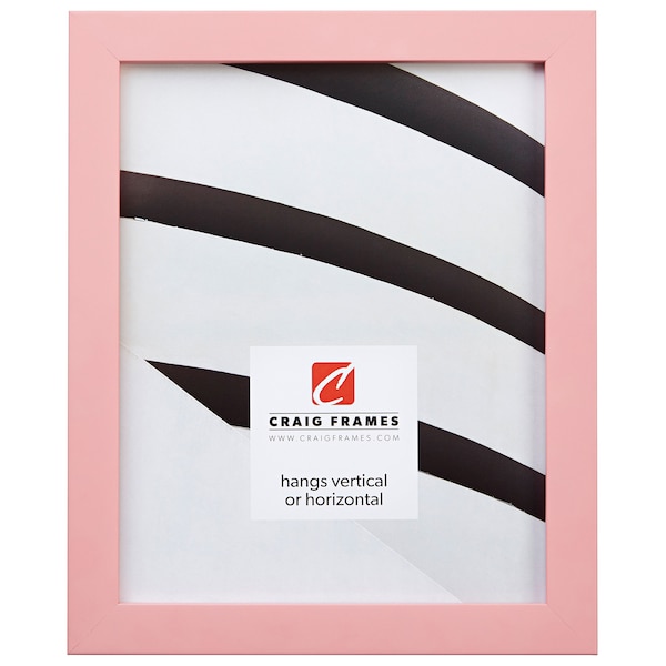 Confetti, Modern Light Pink Picture Frame, .875" Wide, 70 Sizes (140645) Craig Frames