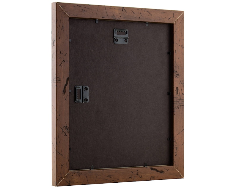 FM26WA1013 Bauhaus 1.25 Wide 10x13 Inch Modern Dark Walnut Picture Frame Craig Frames