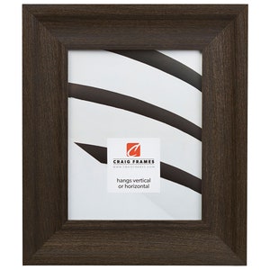 Driftwood 25, Weathered Black Picture Frame, 2.5&quot; Wide, 35 Common Sizes (2.5DRIFTWOODBK) Craig Frames