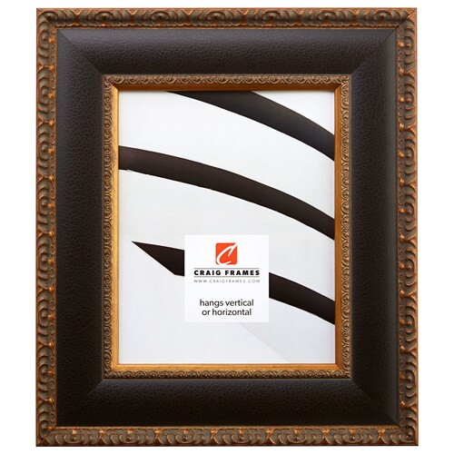 Craig Frames American Classic Weathered Black Wood Picture Frame Square Sizes 
