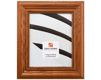 Colonial Ornate, Honey Brown Solid Wood Picture Frame, 2.25" Wide, 35 Common Sizes (15177483250) Craig Frames