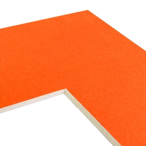 Craig Frames B152 Tablero de estera precortado, varios tamaños, naranja mandarina
