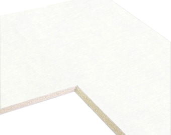 Craig Frames B097 Pre-cut Mat Board, Various Sizes, Polar White