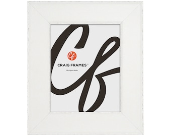 Starlight, Pearl White Picture Frame, 2.5" Wide, 70 Sizes (8476) Craig Frames