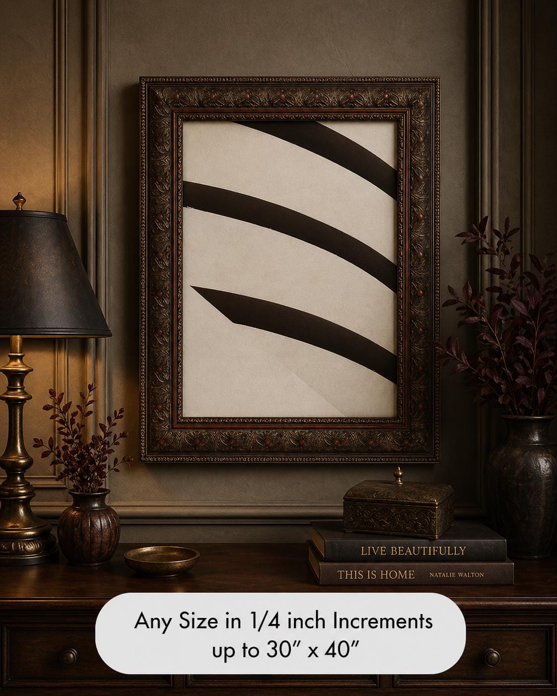 Dark Wood Vintage Frames - Etsy - Page 2