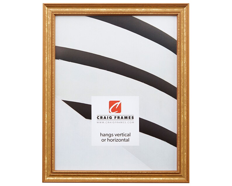 Craig Frames 12x16 Inch Aged Gold Picture Frame Stratton