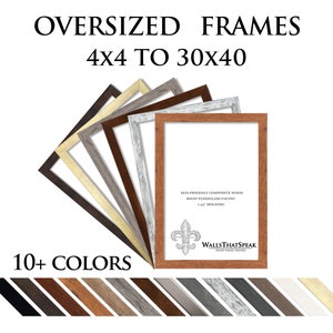 Oversized Picture Frames Custom Frame Size up to 30x40 Inches image 1