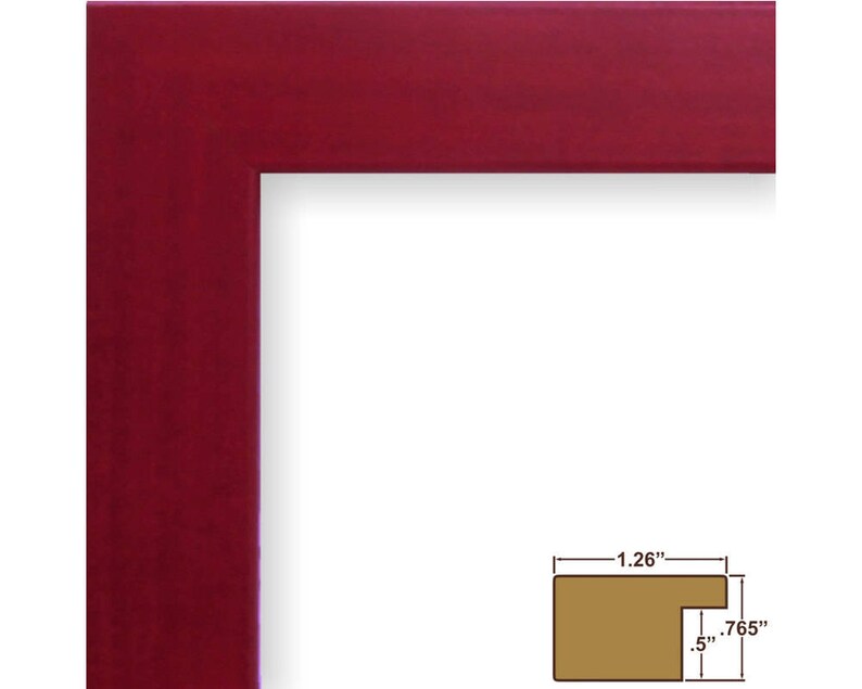 Colori Craig Frames 260241418 1.25 Wide 14x18 Inch Modern Red Picture Frame