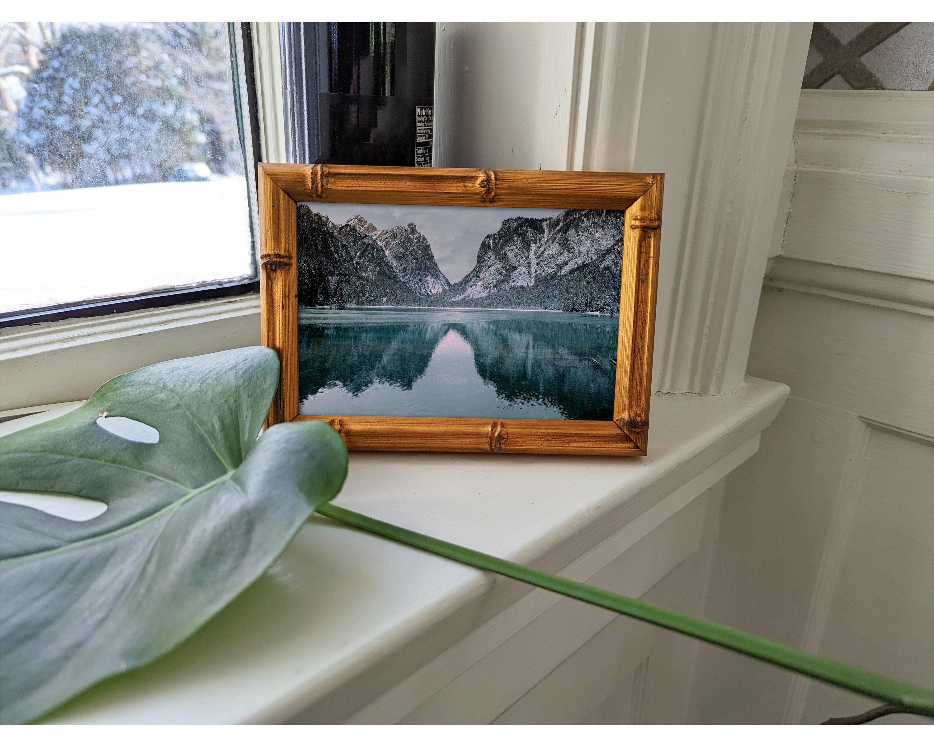 Vintage Bamboo, Tropical Gold Picture Frame, .625