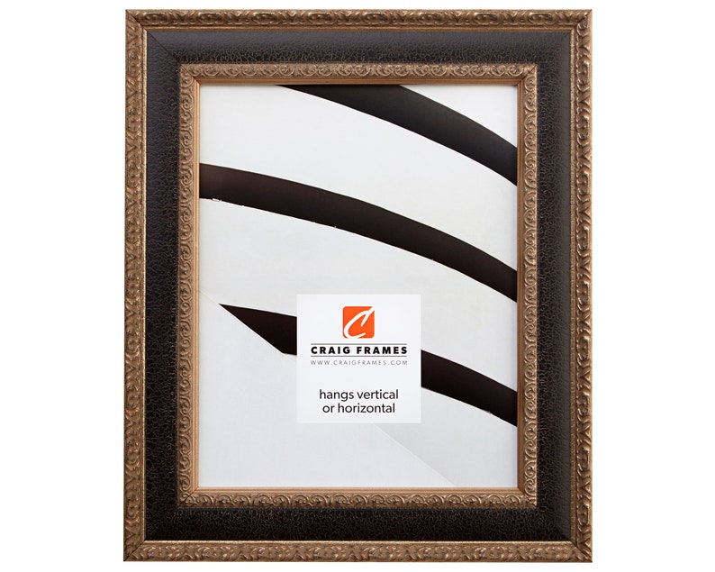 1.75 Galerie 5x7 Inch Antique Silver and Black Picture Frame 96000507 Craig Frames