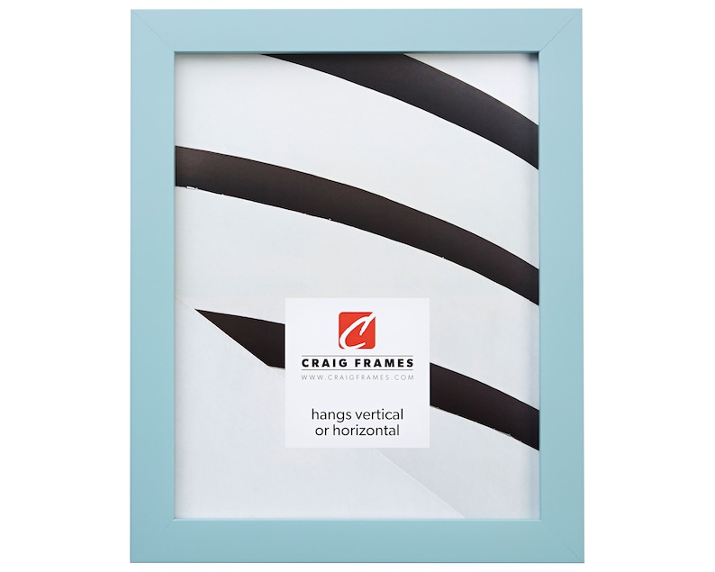 Craig Frames .875 Wide Confetti 1406431319 13x19 Inch Modern Light Blue Picture Frame