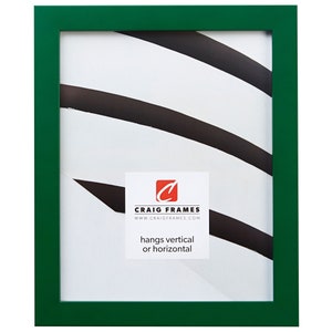Confetti, Modern Green Picture Frame, .875&quot; Wide, 70 Sizes (140650) Craig Frames