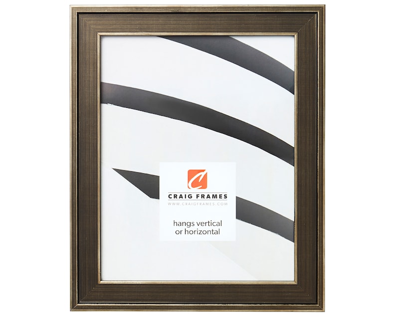 Metropolis 12x16 Inch Antique Pewter Gray Picture Frame Craig Frames