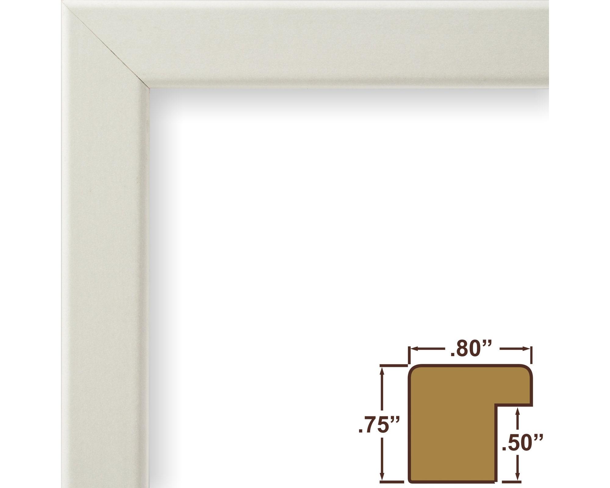 Colori 75 Modern Off-white Picture Frame .75 Wide 22 - Etsy