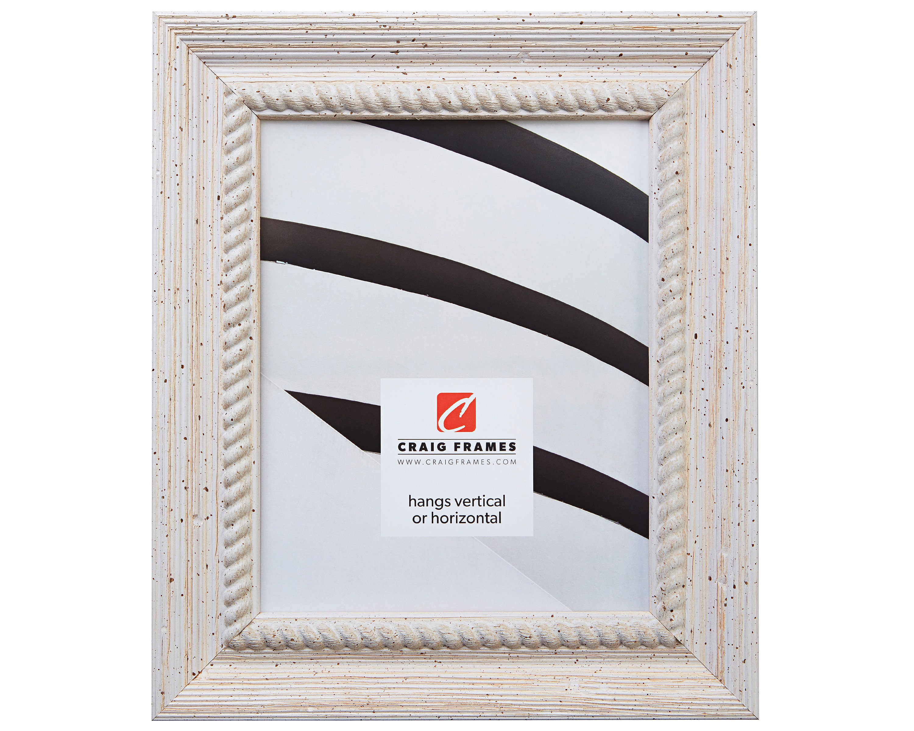 Craig Frames 24x36 Inch Rustic OffWhite Picture Frame Etsy
