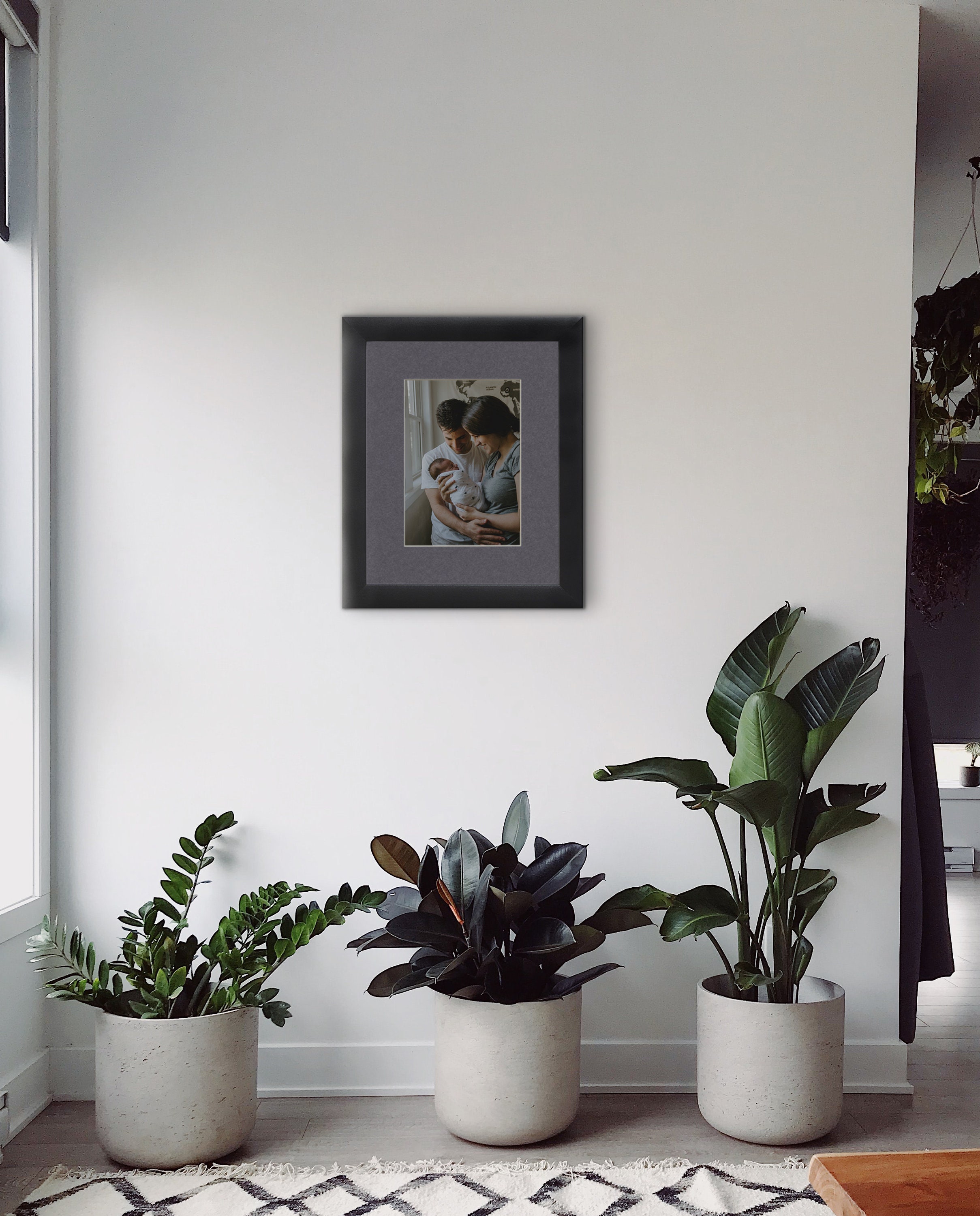 Craig Frames 1WB3BK 23247 シングルマット写真フレーム 14x22 ホワイト 622142201B32A並行輸入 Craig Frames B161 Pre-cut Mat Board, Various Sizes, Granite Gray