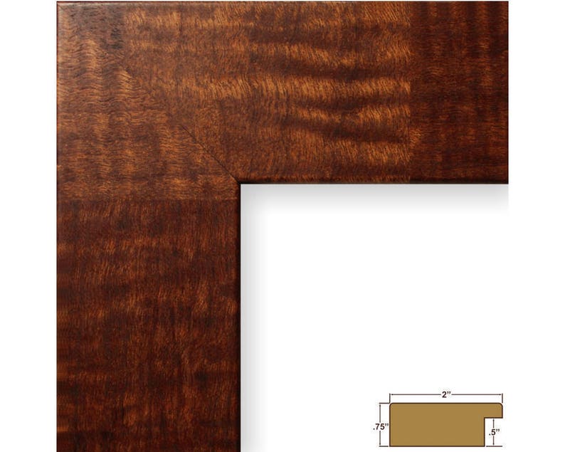 Bauhaus 2 Wide 12x18 Inch Walnut Parquet Picture Frame Craig Frames 740411218