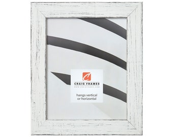 NEW Picture Frame in Wood Modern Art Augsburg White Lacquer 3,5