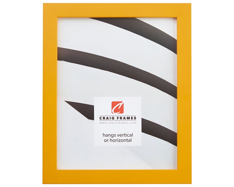 Confetti .875 Wide 1406321216 Craig Frames 12x16 Inch Modern Yellow Picture Frame