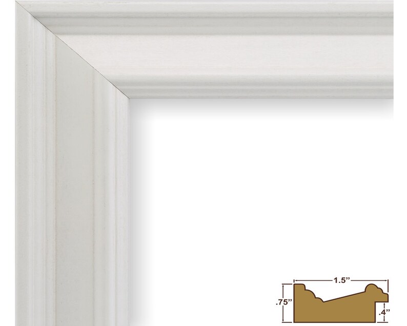 Country Estate 22x28 Inch Country White Picture Frame 782381702228 Craig Frames 1.5 Wide