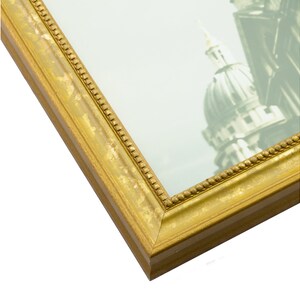 Stratton, Aged Gold Picture Frames, .75 Wide, Set of Four, 25 Common Sizes With Glass Facing 314GDL-4 Craig Frames, Set of Picture Frames image 6