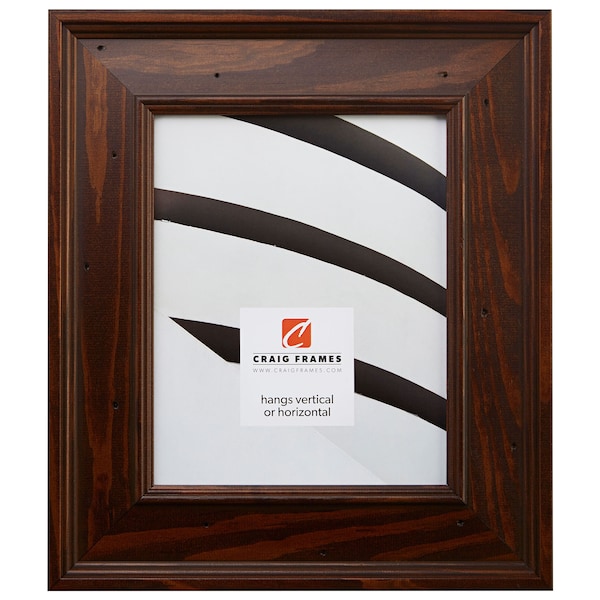 Burbank, Dark Walnut Brown Picture Frame, 2.75" Wide, 35 Common Sizes (57175204) Craig Frames