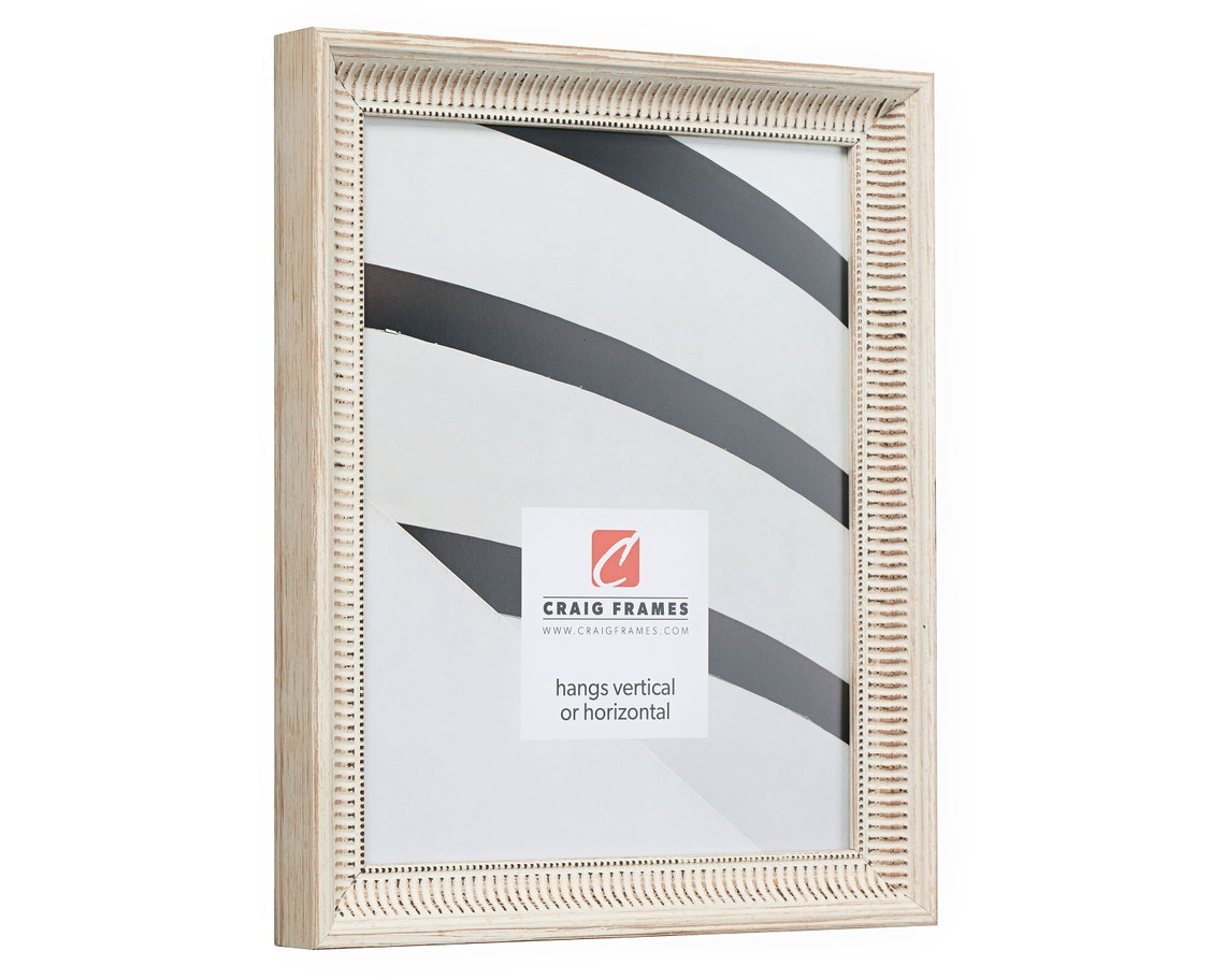 Luella Ornate Whitewash Picture Frame 1 Wide 35 Etsy UK