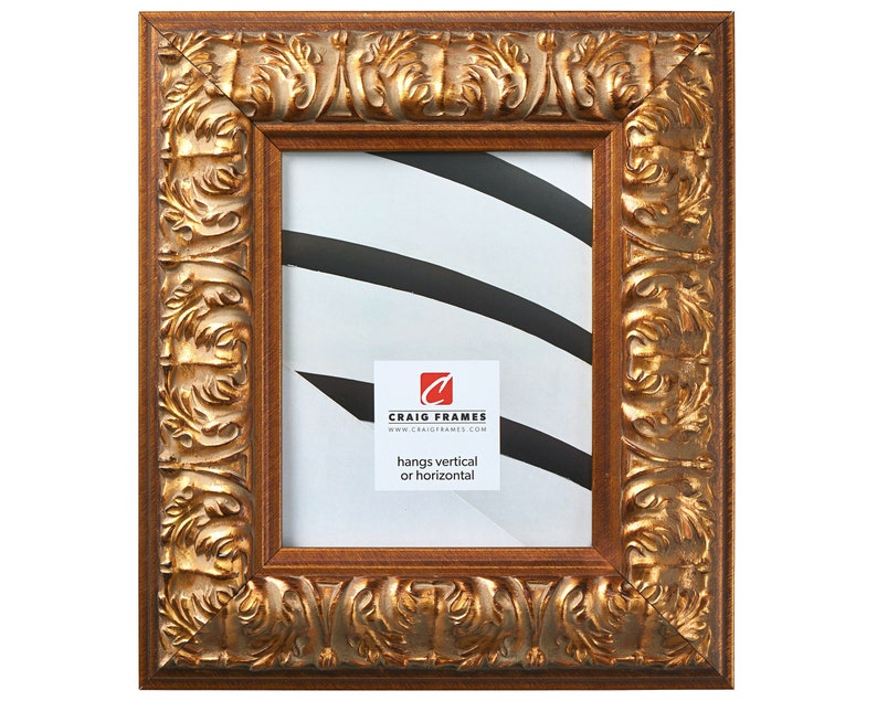8080 Antique Gold Baroque Picture Frame Craig Frames Barroco 35 Common Sizes 3.5 Wide