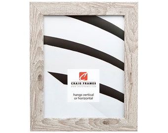 Bauhaus 125, Restoration White Picture Frame, 1.25" Wide, 35 Common Sizes (26690) Craig Frames