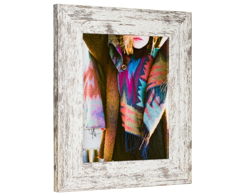Craig Frames 7416051212 American Barn White 12x12 Inch Faux Barnwood Picture Frame 2 Wide