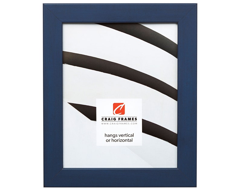 1.25 Wide 260250410 4x10 Inch Modern Blue Picture Frame Craig Frames Colori