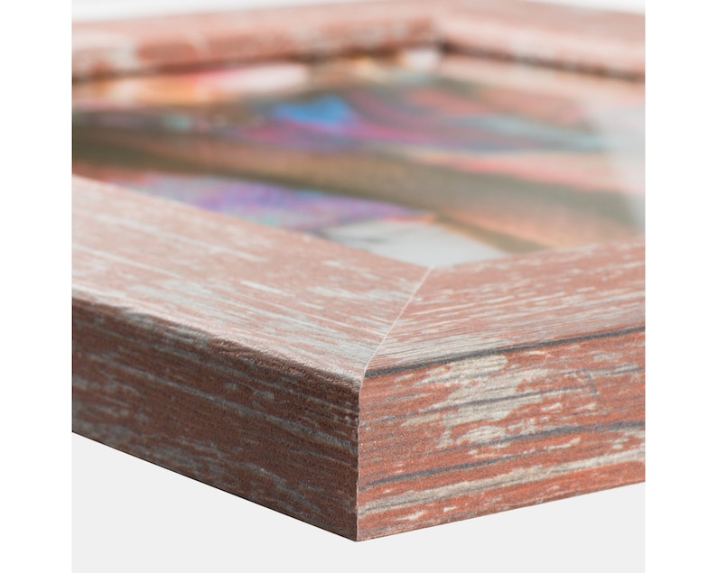 2 Wide Craig Frames 20x24 Inch Red Faux Barnwood Picture Frame 7416042024 American Barn